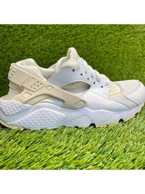 Nike Air Huarache Run Boys Size 6Y White Athletic Running Walking Shoes Sneakers